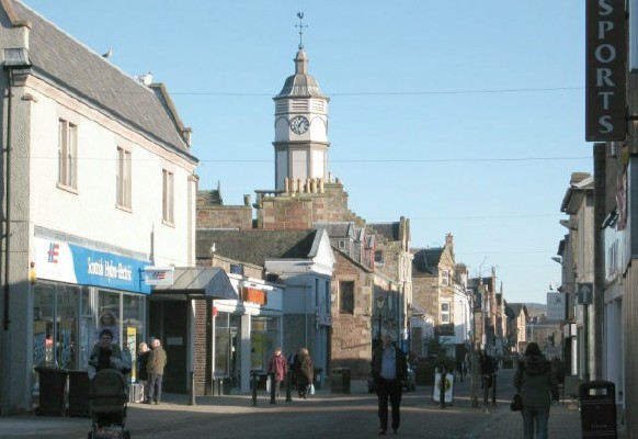 Dingwall High Street shops - See text below