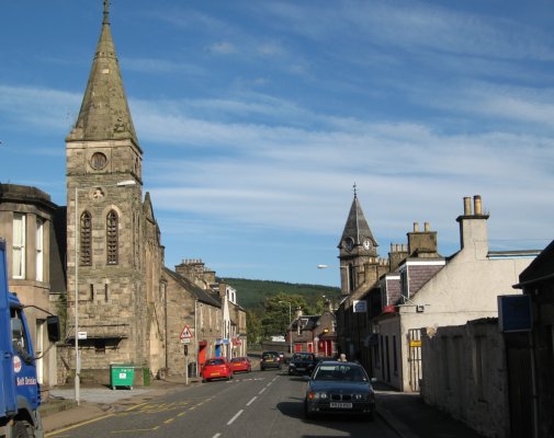 Rothes High Street shops - See text below